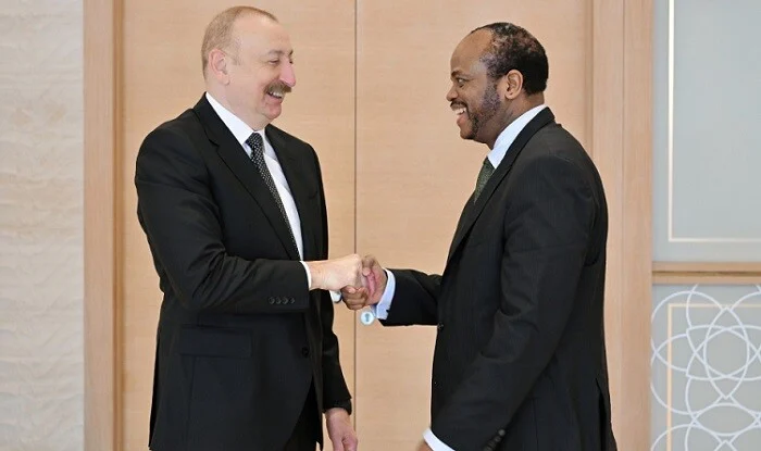 İlham Əliyev III Msvatini qəbul etdi
