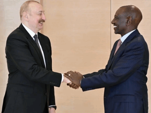 İlham Əliyev Keniya prezidentini qəbul etdi
