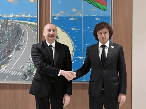 İlham Əliyev Gürcüstanın baş naziri ilə görüşdü – Foto