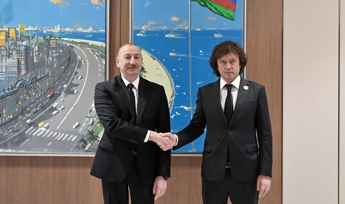 İlham Əliyev Gürcüstanın baş naziri ilə görüşdü – Foto