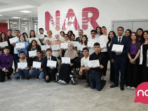 “Nar” inklüziv təcrübə proqramı iştirakçılarını təltif etdi