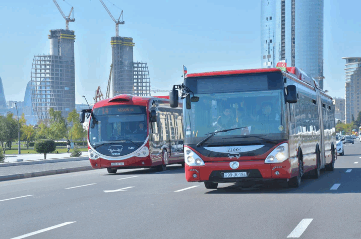 Bakıda 7 avtobusun hərəkət istiqaməti dəyişdirildi