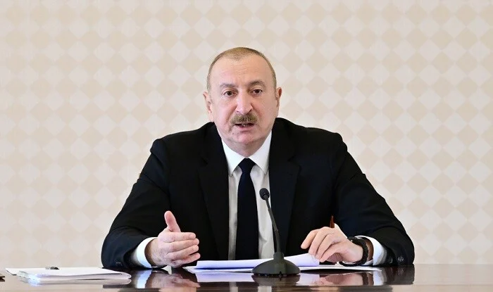 İlham Əliyev konfrans iştirakçılarına müraciət etdi