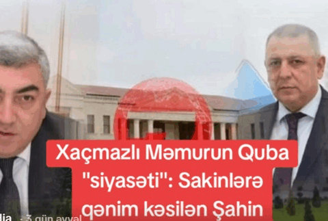 Qubanın korrupsiya bazarı – Sakinlərə qənim kəsilən Şahin israfilov kimə arxalanır?