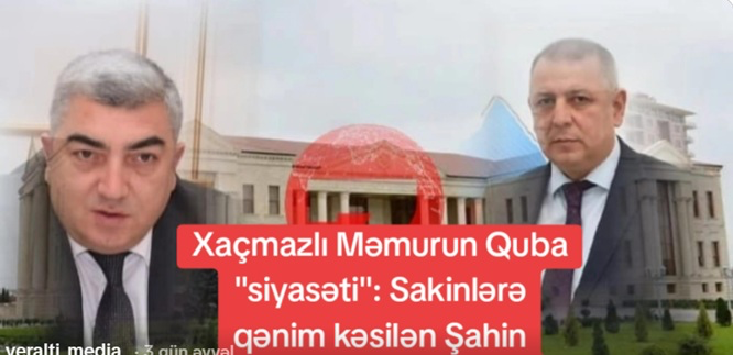 Qubanın korrupsiya bazarı – Sakinlərə qənim kəsilən Şahin israfilov kimə arxalanır?