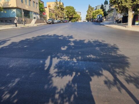 Yasamalda genişmiqyaslı asfaltlanma işləri aparıldı – FOTO