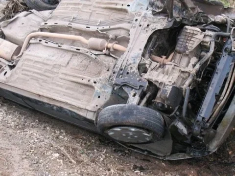 Türkiyədən gələn TIR Zaqatalada “Şevrolet”i vurub aşırdı