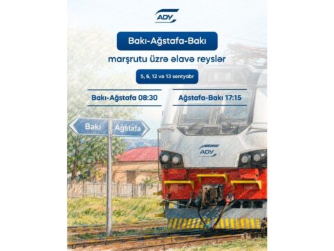 Bakı-Ağstafa qatarında əlavə reyslər həyata keçiriləcək