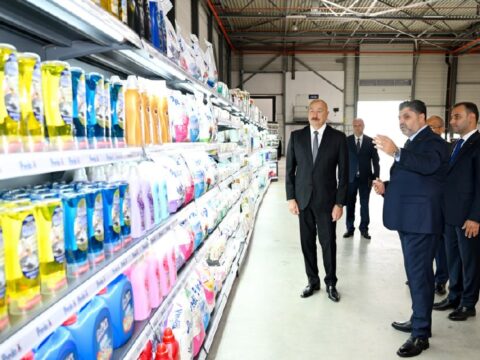 İlham Əliyev Qaradağda… – Foto