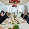 İlham Əliyev və Kadırov birgə nahar etdi İlham Əliyev və Kadırov birgə nahar etdi
