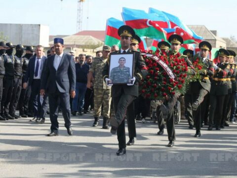 Bakıda vəfat etmiş Vətən müharibəsi qazisi ilə vida mərasimi keçirilib