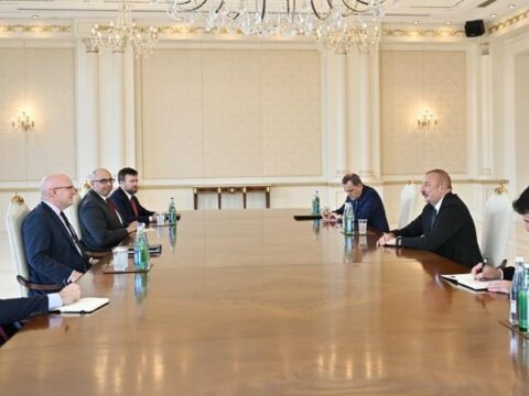 İlham Əliyev ABŞ Dövlət Departamentinin Qafqaz danışıqları üzrə baş müşavirini qəbul edib