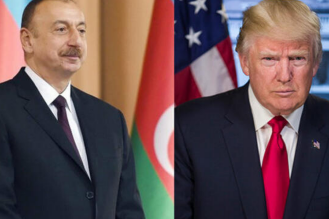 Azərbaycan Prezidenti Donald Trampı təbrik etdi Azərbaycan Prezidenti Donald Trampı təbrik etdi