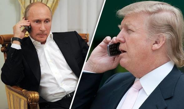 Putin və Tramp telefon danışığı aparır