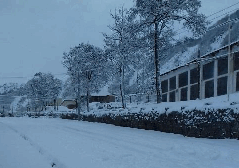 Bu rayona yarım metrə qədər qar yağdı