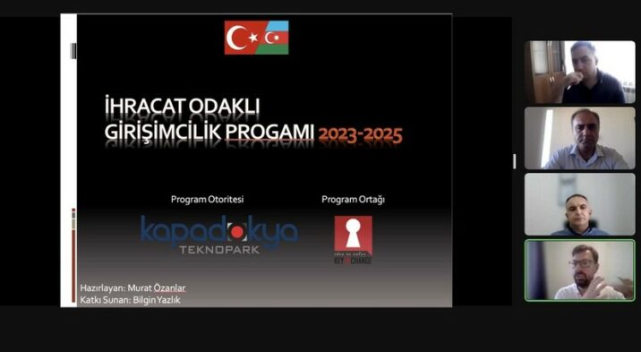 YTP Kapadokiya Texnoparkı ilə ixrac yönümlü inkubasiya proqramı hazırlayacaq YTP Kapadokiya Texnoparkı ilə ixrac yönümlü inkubasiya proqramı hazırlayacaq
