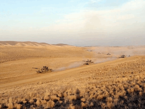 Hərbi hissədə təlim keçirildi – Foto