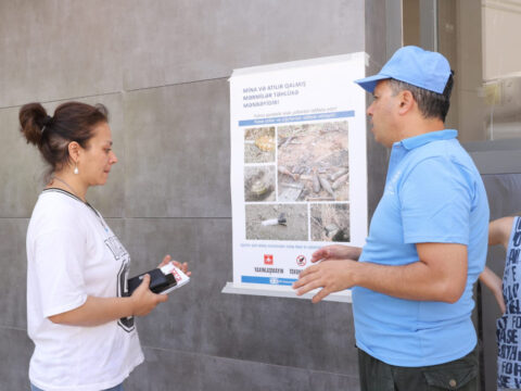 Füzuliyə qayıdan sakinlər üçün mina təhlükəsi ilə bağlı təlim keçirilib