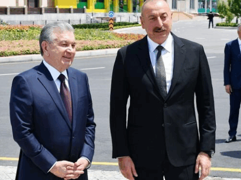 Prezidenti bu mərkəzdə Mirziyayev qarşıladı