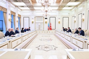 Milli Məclisin sədri Türkiyənin vitse-prezidenti ilə görüşüb