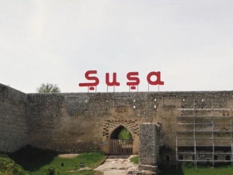 Diplomatlar Şuşadakı Qarabağ küçəsində olublar