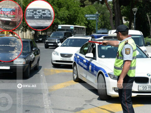 Avtomobilə dini kəlam, aforizm, şəhid fotosu vuran sürücülərin NƏZƏRİNƏ! – FOTO