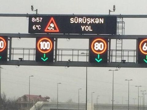 Bu yolda sürət həddi bərpa edildi