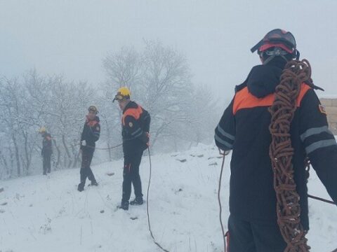 FHN qarlı havada təlim keçdi