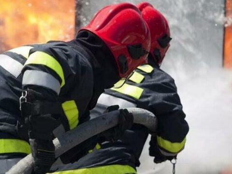 Bakıda 4 otaqlı ev yandı