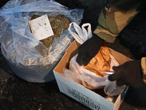 Kahı yükünün içərisindən külli miqdarda marixuana çıxdı