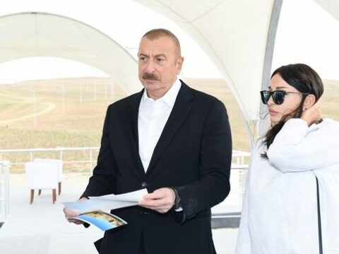İlham Əliyev və xanımı Gəncədə