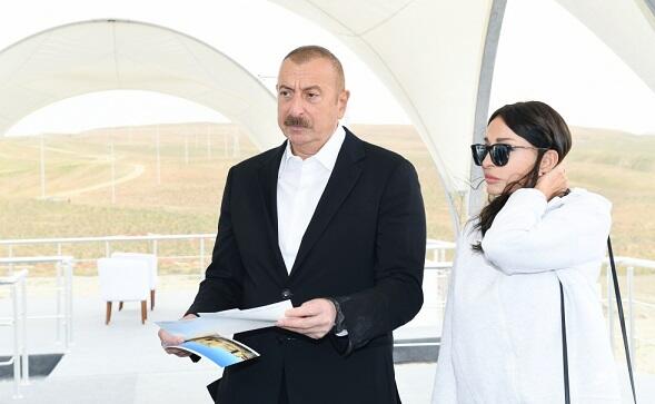 İlham Əliyev və xanımı Gəncədə