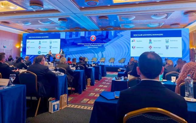 AFFA rəsmiləri UEFA-nın Konfransında
