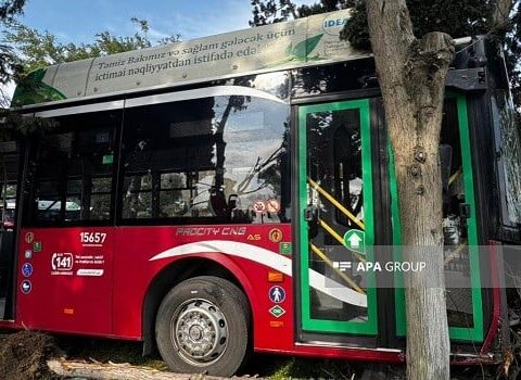 “Baku bus” avtobusu girdi – Video