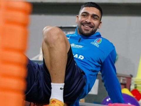 Millimizin İslandiya ilə oyuna hazırlığından – Şəkillər