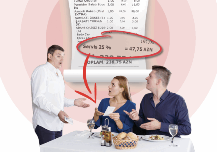 Restoranlarda müştəriləri soymağın yeni üsulu: İstədikləri qədər haqq tələb edirlər