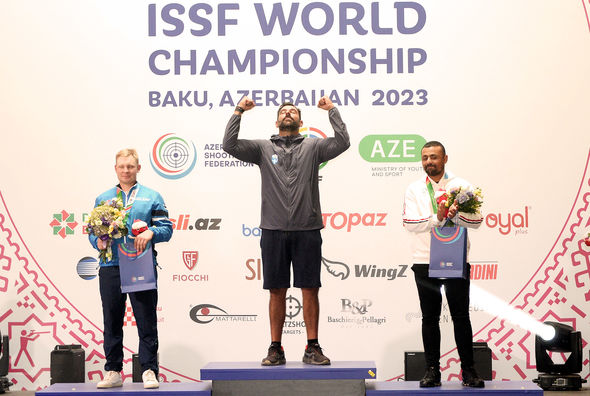 Yunanıstanlı idmançı Bakıdakı dünya çempionatında qızıl medal qazandı Yunanıstanlı idmançı Bakıdakı dünya çempionatında qızıl medal qazandı