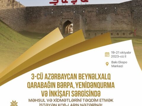 Qarabağın Bərpa, Yenidənqurma və İnkişafı Sərgisində məhsullarını tanıtmaq istəyən KOB-ların NƏZƏRİNƏ