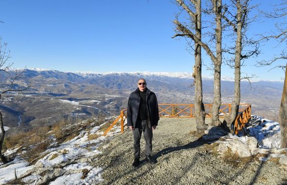 Prezident Xocalının Dağdağan kəndində olub – YENİLƏNİB + FOTO