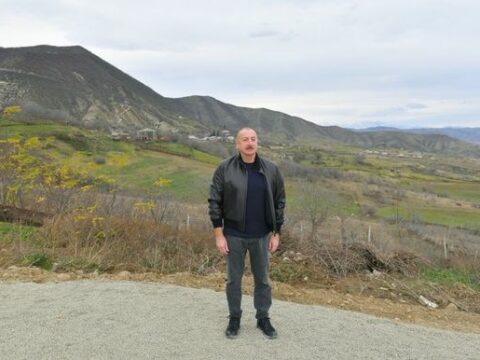 Prezident İlham Əliyev Xocalı rayonunun Naxçıvanlı kəndində olub