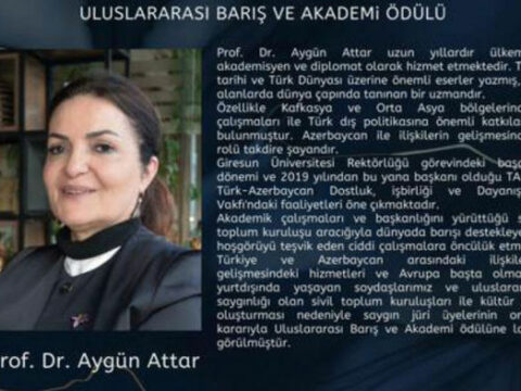 Türkiyədə yaşayan azərbaycanlı alimə iki mükafat təqdim ediləcək