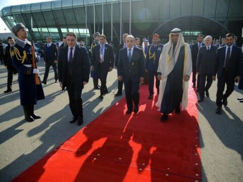 BƏƏ prezidentinin Azərbaycana rəsmi səfəri başa çatdı