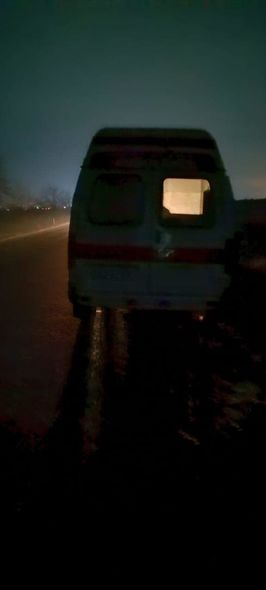 Salyanda ağır xəstə üçün çağırılan təcili tibbi yardım avtomobili yolda qaldı