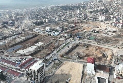 Kahramanmaraşda inşa edilən Azərbaycan məhəlləsindən yeni görüntülər