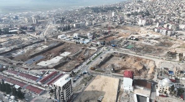 Kahramanmaraşda inşa edilən Azərbaycan məhəlləsindən yeni görüntülər