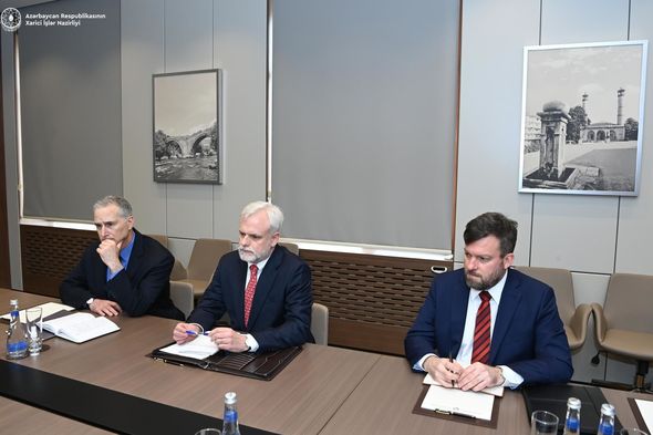 Ceyhun Bayramov ABŞ Dövlət Departamentinin Qafqaz danışıqları üzrə baş müşaviri ilə görüşüb Ceyhun Bayramov ABŞ Dövlət Departamentinin Qafqaz danışıqları üzrə baş müşaviri ilə görüşüb