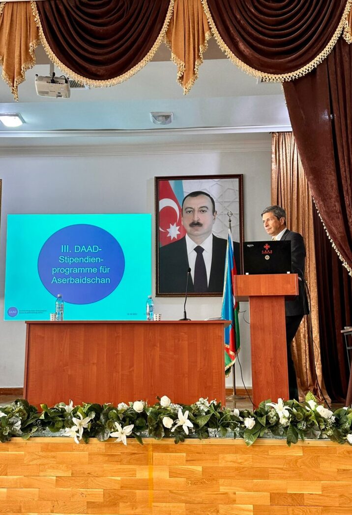 BSU-da DAAD-ın yay dil kursu proqramı ilə bağlı məlumatlandırıcı görüş keçirilib