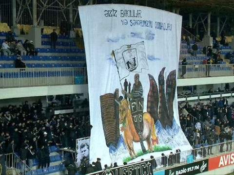 “Qarabağ”dan həmin pankarta – Reaksiya