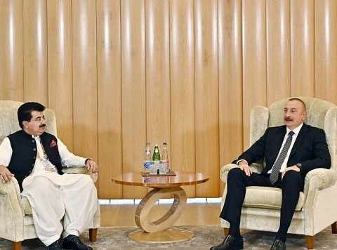 Prezident Pakistan Senatının sədrini qəbul etdi