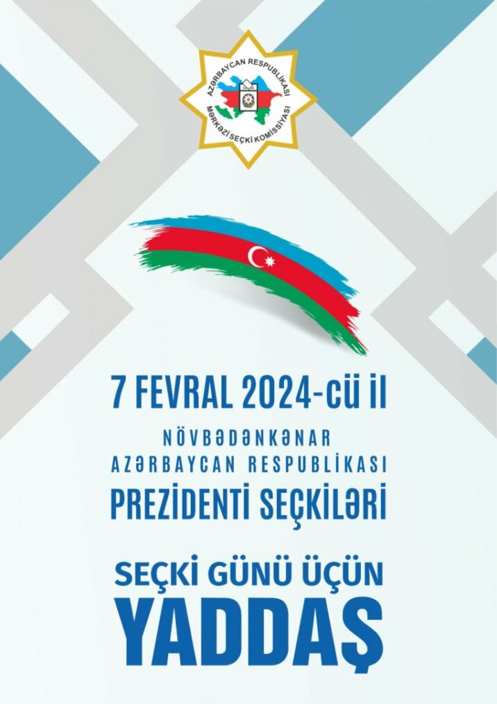 MSK Prezident seçkiləri ilə əlaqədar “Seçki günü üçün yaddaş kitabçası” hazırlayıb MSK Prezident seçkiləri ilə əlaqədar “Seçki günü üçün yaddaş kitabçası” hazırlayıb